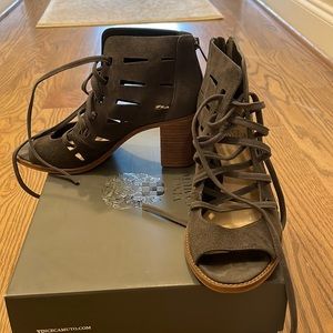 Vince Camuto lace up sandals